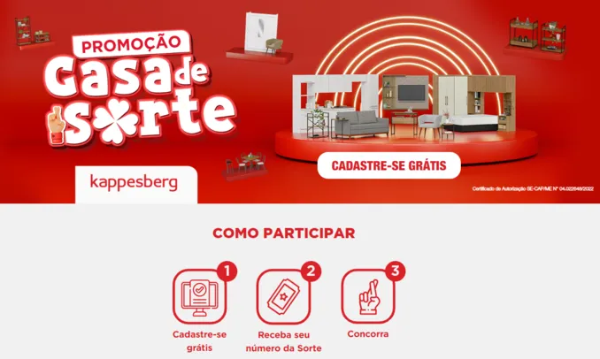 PROMOÇÃO CASA DE SORTE - Kappesberg