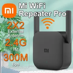 Xiaomi-Mi WiFi Pro Amplificador Roteador, Expansor de Rede, Extensor de Energia Inteligente, 2 Anten