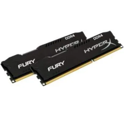 [Kabum] Memória Kingston HyperX FURY 8GB (2x4GB) 2133Mhz DDR4 CL14 Black Series - HX421C14FBK2/8 - R$300