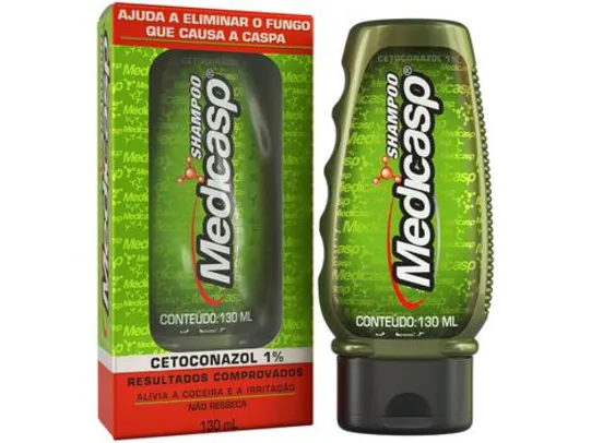 Shampoo Anticaspa Medicasp Cetoconazol - 130ml | R$ 10