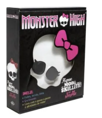 Livro infantil com material para costura da monster high - De 39,90 Por 6,90