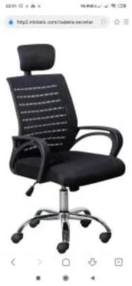 Cadeira Secretária Trevalla - Com Encosto De Cabeça | R$ 270