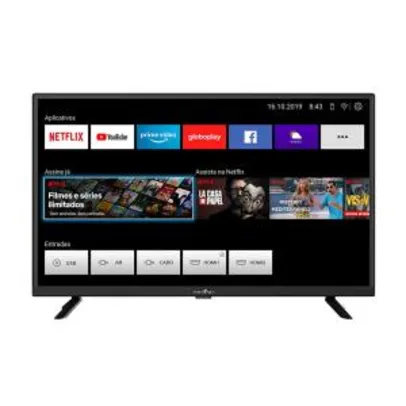 Smart TV LED 32" HD Britânia BTV32G52S | R$899