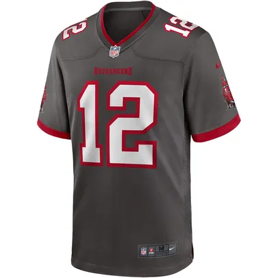 Camisa Tampa Bay Buccaneers Tom Brady n° 12 Nike Game Alternate Masculina