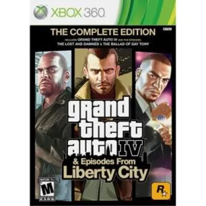 Saindo por R$ 90: [Submarino] Grand Theft Auto IV: The Complete Edition XBOX 360 - R$90 | Pelando