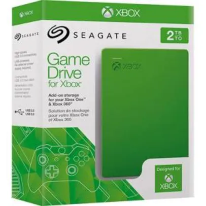 [Cartão Shoptime] HD Seagate GameDrive para Xbox 2TB USB - R$320