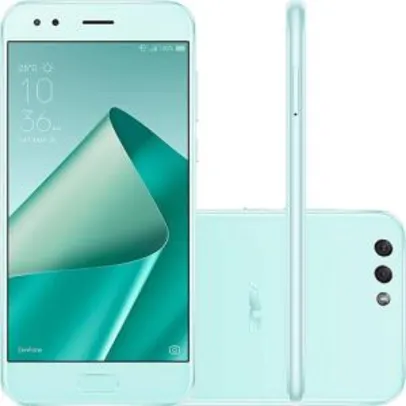[AME+ APP] Smartphone Asus Zenfone 4 Dual Chip Tela 5.5" 64GB 4G Câmera Dual Traseira - Verde | R$ 746,53