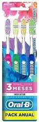 (Rec) Oral-B Escova Dental Indicator, Colors 35 - 4 unidades