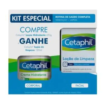 2 Unidades Kit Cetaphil Creme Hidratante Corporal 453g R$ 116