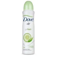 Promoção "Leve 3, Pague 2": Desodorante Antitranspirante Aerossol Dove Go Fresh Chá Verde e Pepino - R$ 17,00