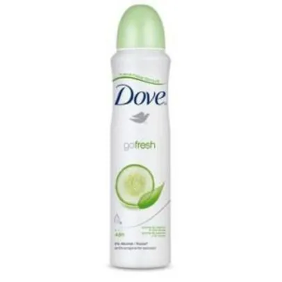 Promoção "Leve 3, Pague 2": Desodorante Antitranspirante Aerossol Dove Go Fresh Chá Verde e Pepino - R$ 17,00