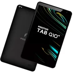[Ame R$500] Tablet Positivo Q10, 64gb. 4G, celular e Whatsapp Wifi 5g - Preto