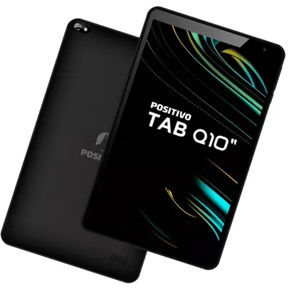 [Ame R$500] Tablet Positivo Q10, 64gb. 4G, celular e Whatsapp Wifi 5g - Preto