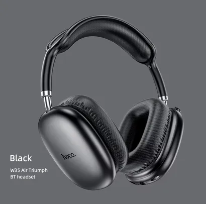 [R$72 MOEDAS] Headphone Bluetooth HOCO W35 Air Bluetooth 5.3, HiFi, Driver 40mm, 45H Playtime