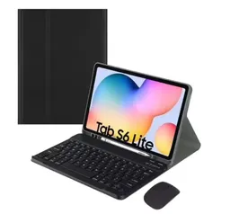 Kit com 3 peças Capa com Teclado e Mouse para Galaxy Tab S6 Lite