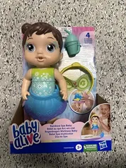 Boneca Baby Alive Dia no Spa - 22,5 cm de Cabelo Castanho - F5618 - Hasbro