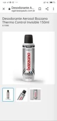 Leve 9 Unidades Desodorante Aerosol Bozzano Thermo Control Invisible 150ml | R$ 40