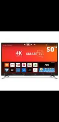 Smart TV LED 50" UHD AOC LE50U7970S com Wi-Fi, App Gallery, Botão Netflix, Conversor Digital Integrado, HDMI e USB por  R$ 1994