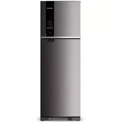 [Cashback R$ 400] Geladeira Brastemp Frost Free Duplex 400 litros cor Inox com Freeze Control - BRM54JK