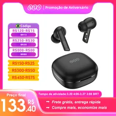 QCY HT05 ANC fone de ouvido sem fio 40dB cancel