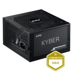 Fonte XPG Kyber SuperFrame, 750w, 80 Plus Gold, Com conector PCIe 5.0, PFC Ativo, KYBER750G BK C BR