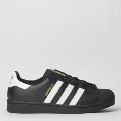 Tênis Adidas Superstar Foundation Preto Branco | R$ 199