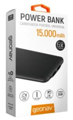 Carregador Portátil Geonav 15000Mah