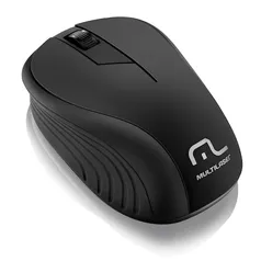 Mouse Sem Fio Multilaser 2.4 GHz MO212 - Preto