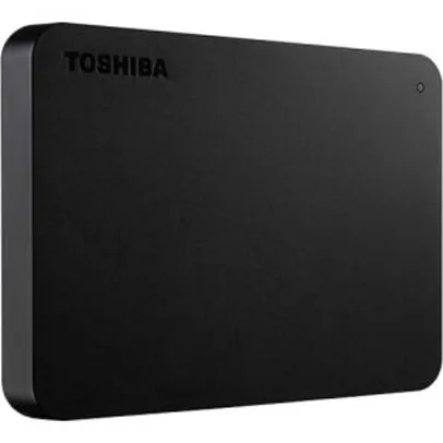 [APENAS APP] HD Externo Toshiba 1TB USB 3.0 5400rpm Preto | R$200