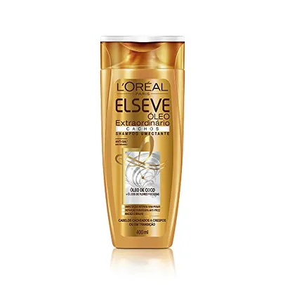 [REC] Shampoo Óleo Extraordinário Cachos Elseve L'Oréal Paris 400 ml, L'Oréal Paris, 400Ml 