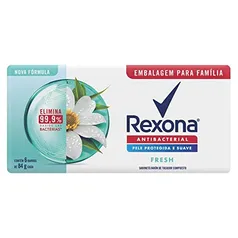 [Super R$ 10] Sabonete em Barra Rexona Fresh 84g 6 unidades