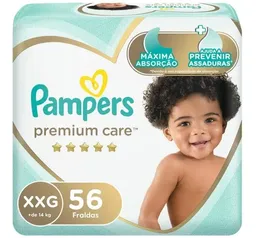 Fralda Pampers Premium Care Jumbo Tamanho Xxg 56 Unidades