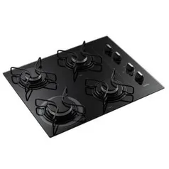 Cooktop a Gás Consul Facilite 4 Bocas Preto BIV CD060 - R$296 no boleto