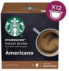 Café em Cápsula Starbucks Nescafé Dolce Gusto House Blend Americano