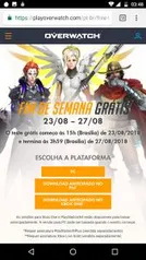 Overwatch FIM DE SEMANA GRÁTIS