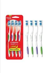 4 Escovas Dentais: Colgate Classic Clean 4unid Promo c/ Desconto (FRETE GRATIS PRIME).