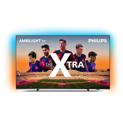 (prime) Smart TV 65" Mini LED 4K 120 Hz Philips THE XTRA 65PML9118/78, Google TV, Ambilight, P5, DTS Play-Fi, Freesync, Dolby Vision Atmos, 40 WRMS