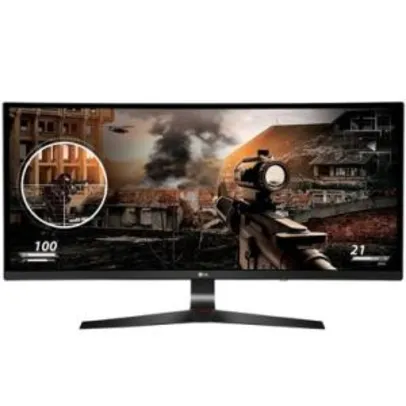 Monitor Gamer LG LED 34´ Ultrawide Curvo Full HD 144 Hz, 1ms - 34UC79G-B - R$ 2400