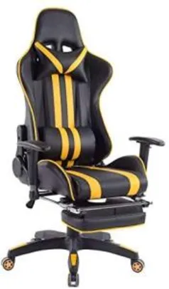 Cadeira Gamer Legends preta e amarela - R$100