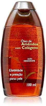 [+ por - 5,23]Óleo Corporal de Amêndoas com Colágeno, , Branco, 100 Ml, Muriel