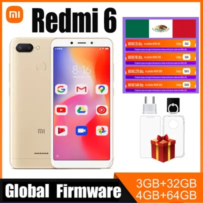 [Moedas] Celular Xiaomi Redmi 6 3gb 32gb ou 4gb 64gb