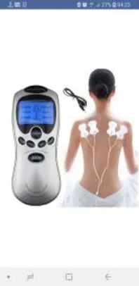 Aparelho Massageador Eletroestimulador Para Fisioterapia Acupuntura E Tonificador Muscular Portatil R$40