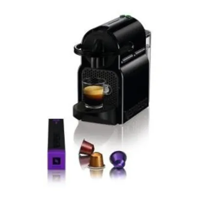 Cafeteira Nespresso Inissia D40 com Kit Boas Vindas - R$198