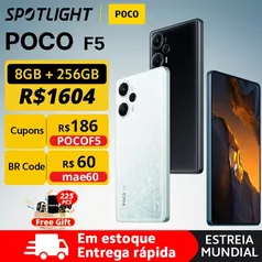 Smartphone POCO F5 5G Snapdragon 7 + Gen 2 Octa Core 120H