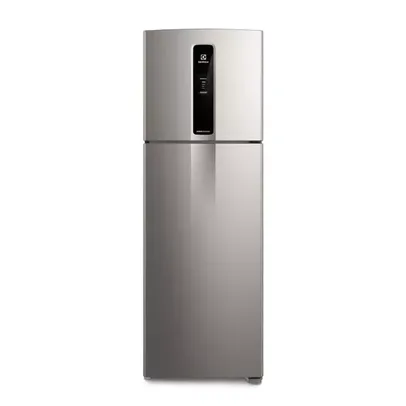 Geladeira Electrolux Frost Free 390L Efficient com AutoSense Inverter Duplex cor Inox Look (IF43S)