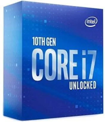 Processador Intel Core i7-10700K, Cache 16MB, 3.8GHz (5.1GHz Max Turbo), LGA 1200 | R$2.249
