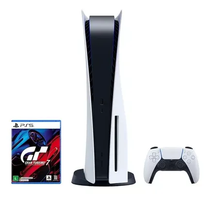 Console Playstation 5 Disco + Jogo Gran Turismo 7 Ps5