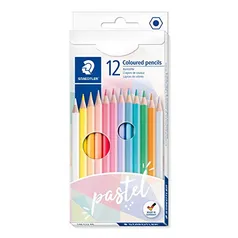 PRIME Lápis de Cor, Staedtler, Linha Pastel, 146C12PA, 12 Cores