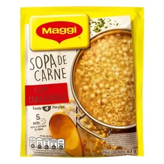 Sopa instantânea Maggi  carne com conchinhas em pacote 63 g