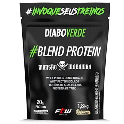 Diabo Verde Blend Protein Mansão Maromba - 1800g Refil Cookies - FTW